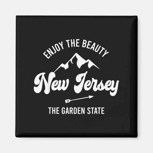New Jersey - The Garden State - Enjoy The Beauty  Magnet (Vorne)