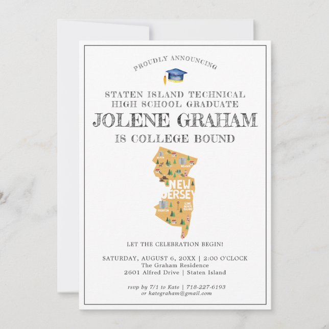 New Jersey | Uni Bound Graduation Party (Vorderseite)