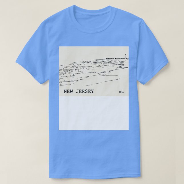New Jersey USA 1 T-Shirt (Design vorne)