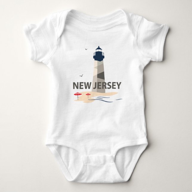New Jersey, USA Baby Strampler (Vorderseite)