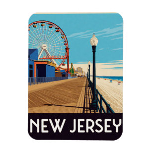 New Jersey USA Küstenorte und Reisen in den Nordos Magnet