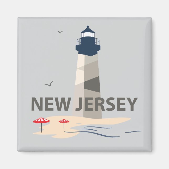 New Jersey, USA Magnet (Vorne)