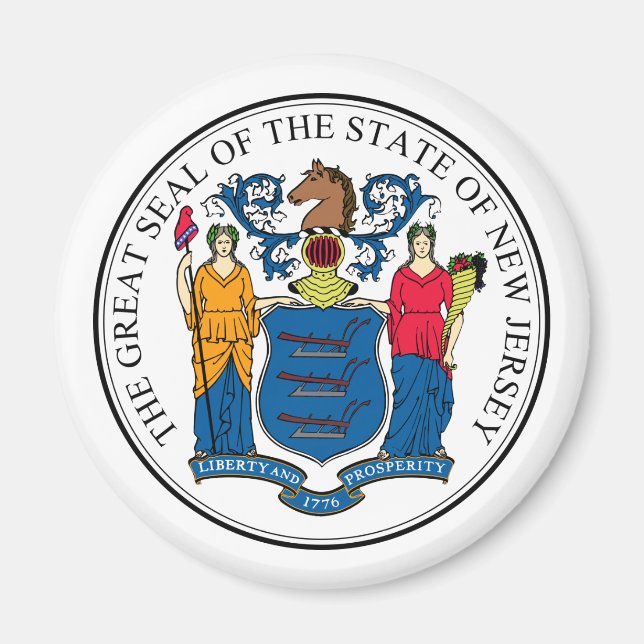 New Jersey, USA Magnet (Vorne)