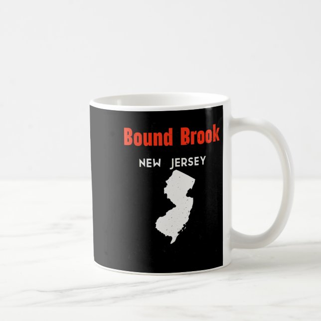 New Jersey Usa State America New Jerseyite Bound B Kaffeetasse (Rechts)