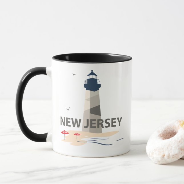 New Jersey, USA Tasse (Mit Donut)
