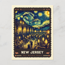New Jersey | Vincent Van Gogh Inspiriert Postkarte