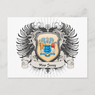 New Jersey Wappen Postkarte