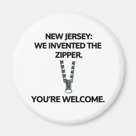 New Jersey: Wir erfanden den Reißverschluss. Magnet