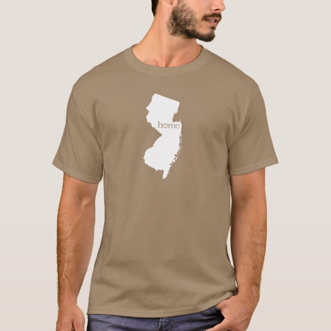 New Jersey Zuhause Staat NJ T - Shirt (Vorderseite)