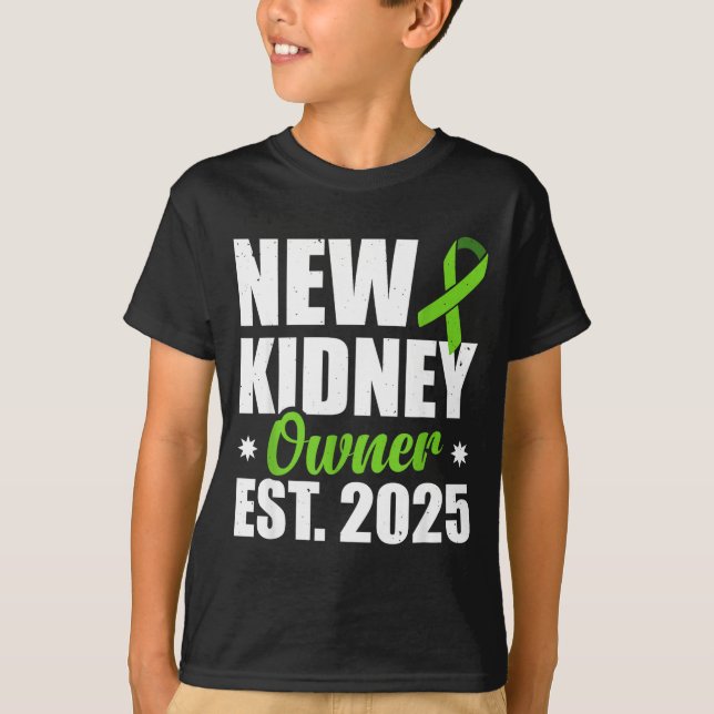 New Kidney Owner Est. 2025  T-Shirt (Vorderseite)