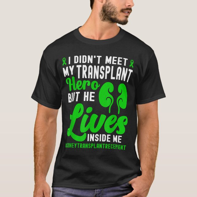 New Kidney Owner Funny Kidney Transplant Survivor  T-Shirt (Vorderseite)