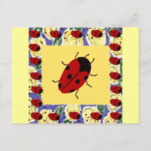 New Lady Bugs Postkarte