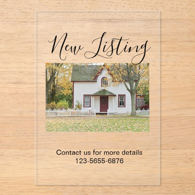 New listing Airbnb booking home vacation travel ca Acryleinladungen (Vorderseite)