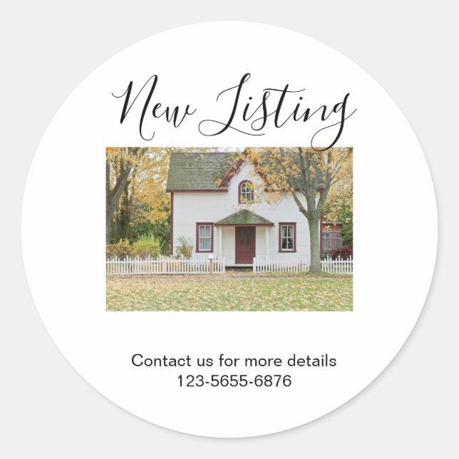 New listing Airbnb booking home vacation travel ca Runder Aufkleber (Vorderseite)