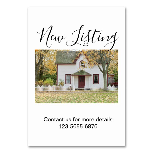 New listing Airbnb booking home vacation travel ca Tischnummer (Vorderseite)