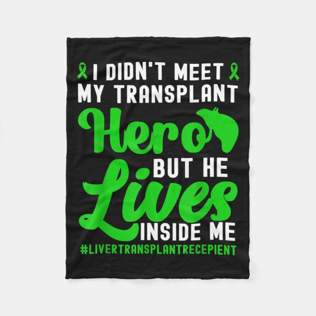 New Liver Owner Funny Liver Transplant Survivor  Fleecedecke (Vorderseite)