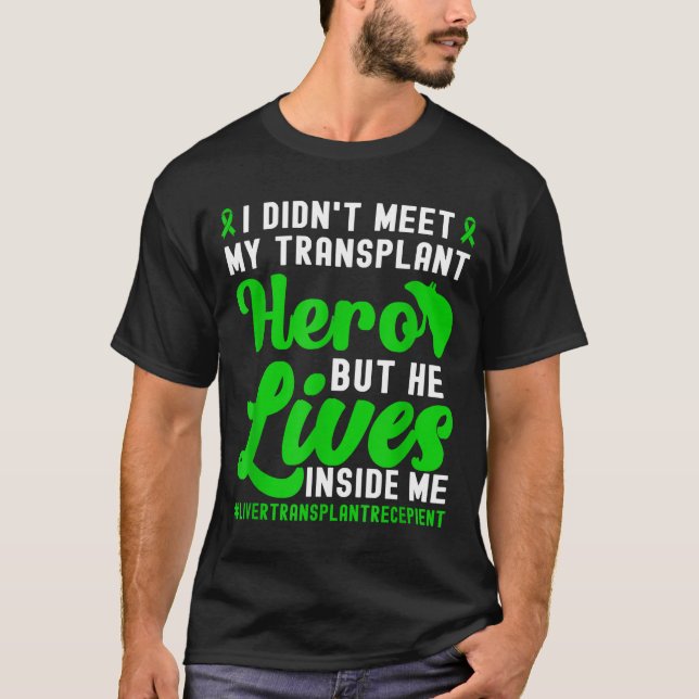 New Liver Owner Funny Liver Transplant Survivor  T-Shirt (Vorderseite)