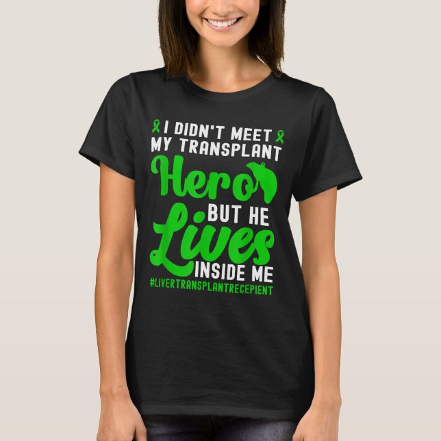 New Liver Owner Funny Liver Transplant Survivor  T-Shirt (Vorderseite)