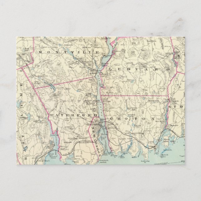 New London Co S Postkarte (Vorderseite)