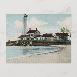 New London Harbour Lighthouse Postkarte