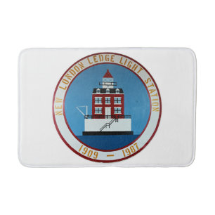 New London Ledge Lighthouse, Connecticut Bath Mat Badematte