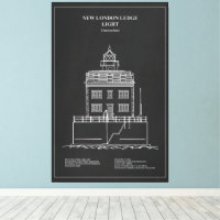 New London Ledge Lighthouse - Connecticut - PD