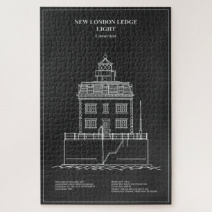 New London Ledge Lighthouse - Connecticut - PD Puzzle