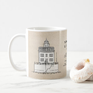 New London Ledge Lighthouse - Connecticut - SBD Kaffeetasse