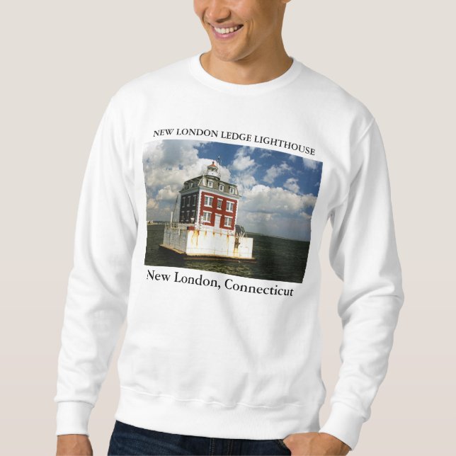 New London Ledge Lighthouse, Connecticut Sweatshirt (Vorderseite)