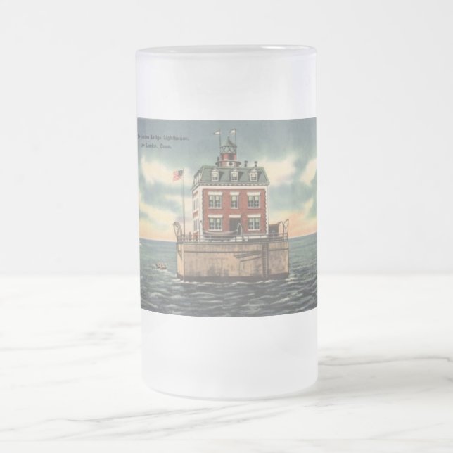 New London Ledge Lighthouse Tasse (Mittel)