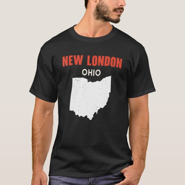 New London Ohio USA State America Travel Ohioan T-Shirt (Vorderseite)