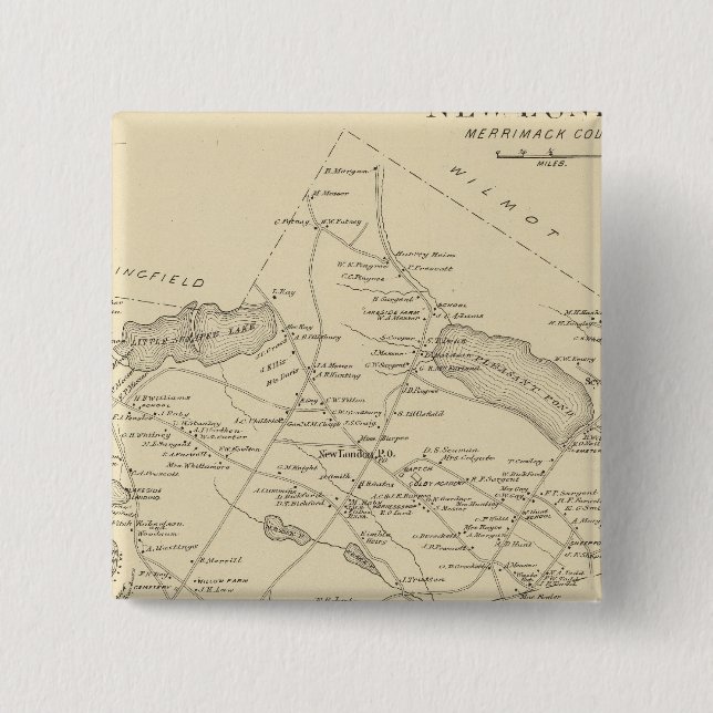 New London, Scytheville Button (Vorderseite)