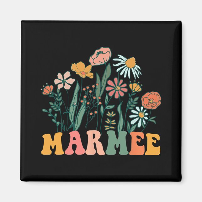 New Marmee Wildflower First Birthday &amp; Baby Sh Magnet (Vorne)