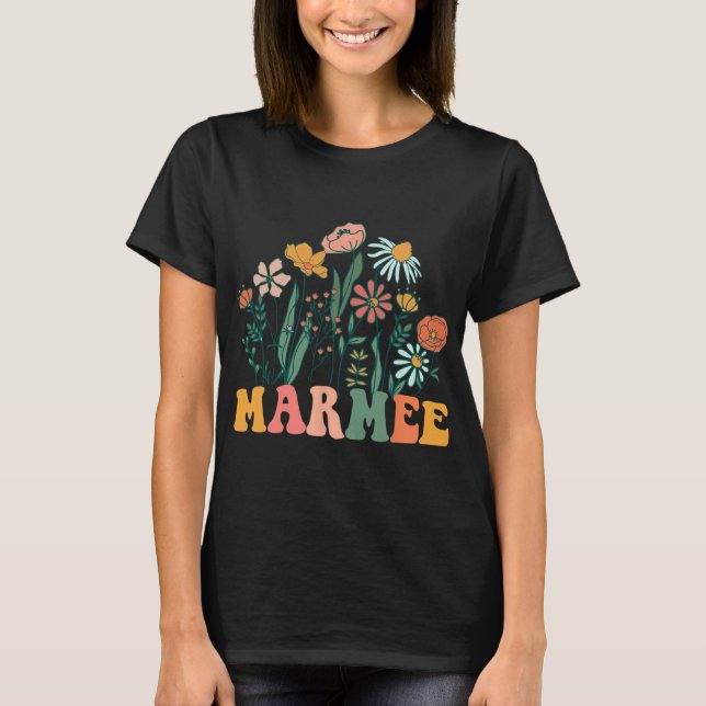 New Marmee Wildflower First Birthday &amp; Baby Sh T-Shirt (Vorderseite)
