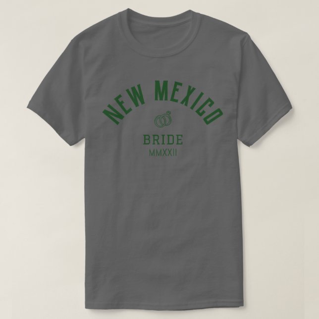New Meico Bride Bachelorette für die Braut Wedd T-Shirt (Design vorne)