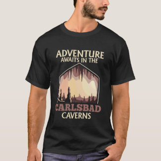 New Mexico ABENTEUER IN DER CARLSBAD-HÖHLE Nationa T-Shirt