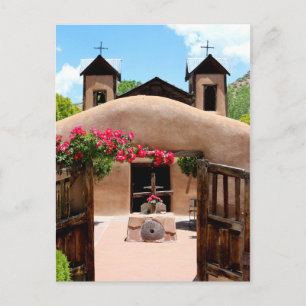 New Mexico Adobe Church Postkarte