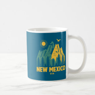 New Mexico Berge Usa Wandern Im Freien Vintage Kaffeetasse