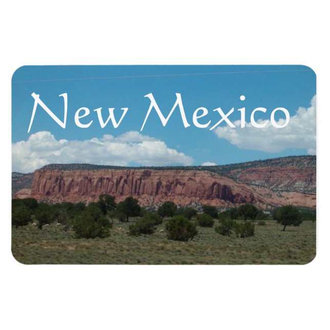 New Mexico Berglandschaft Magnet (Horizontal)