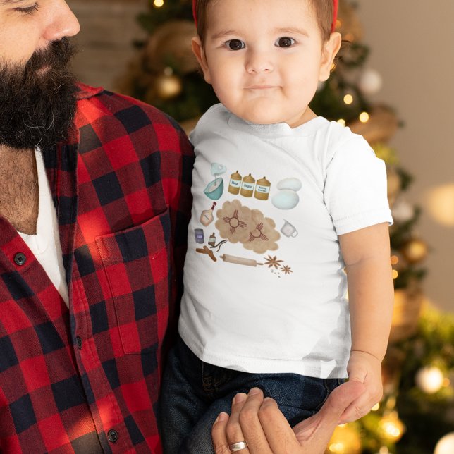 New Mexico Biscochito Cookies Zia Sun Kleinkind T-shirt (Von Creator hochgeladen)