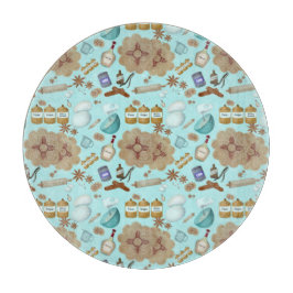 New Mexico Biscochito Cookies Zia Sun Schneidebrett