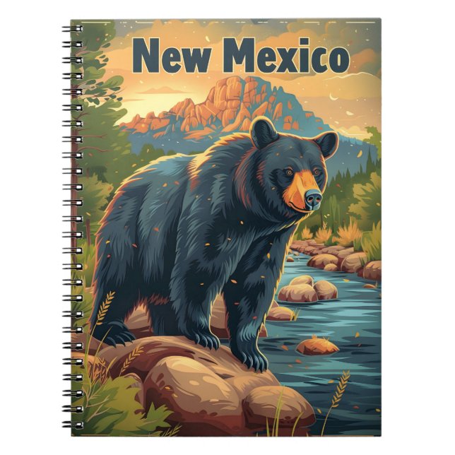 New Mexico Black Bear Notizblock (Vorderseite)
