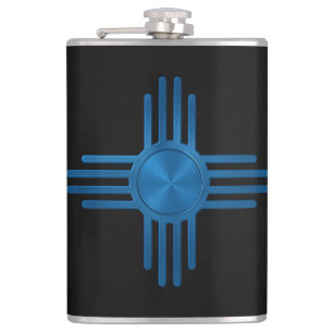 New Mexico Blue Flachmann
