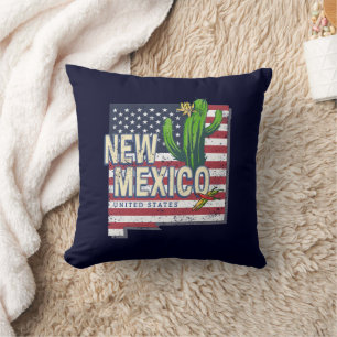 New Mexico Bundesstaat Vereinigte Staaten Karte Vi Kissen