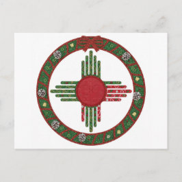 New Mexico Christmas  Einladungspostkarte
