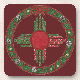 New Mexico Christmas Getränkeuntersetzer