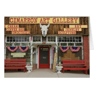 New Mexico, Cimarron. Cimarron Kunstgalerie, New