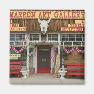 New Mexico, Cimarron. Cimarron Kunstgalerie, New Magnet
