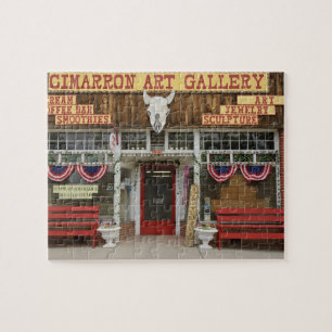 New Mexico, Cimarron. Cimarron Kunstgalerie, New Puzzle