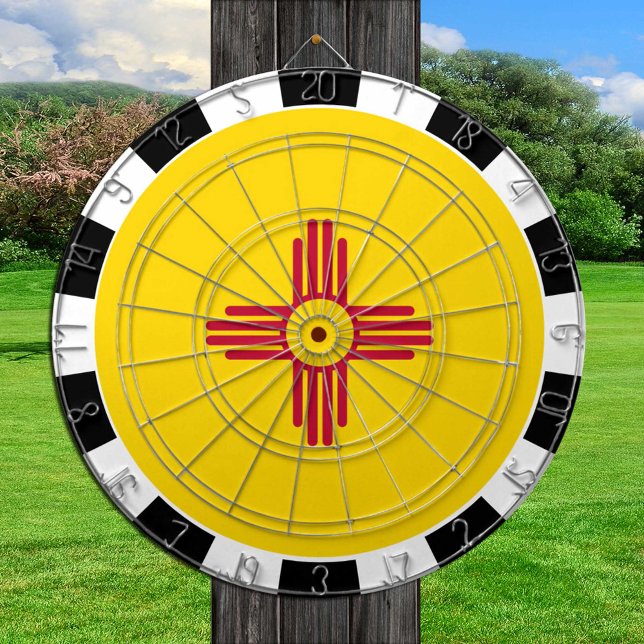 New Mexico Dartboard & New Mexico Flag / Board Dartscheibe (Von Creator hochgeladen)